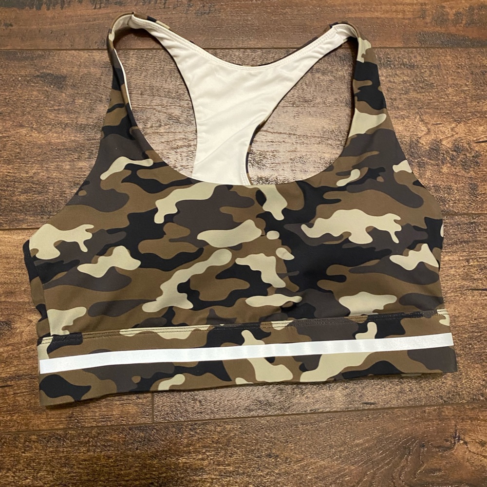 Zyia camo sports bra